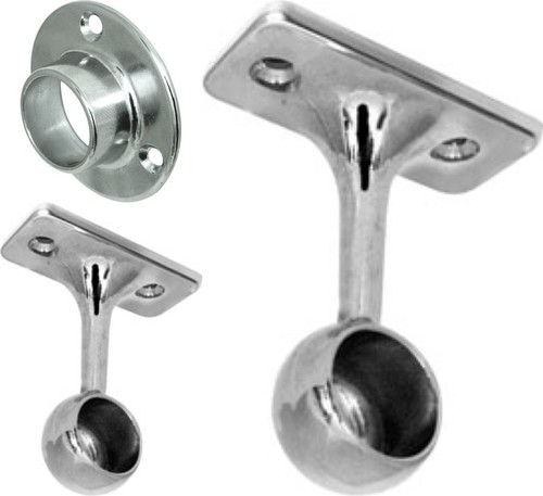 Chrome wardrobe rail - chrome,