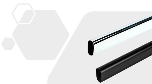 Wardrobe rail rod - oval,