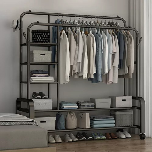 Heavy duty metal - double, rail