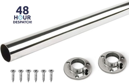 Wardrobe rail round hanging - round,