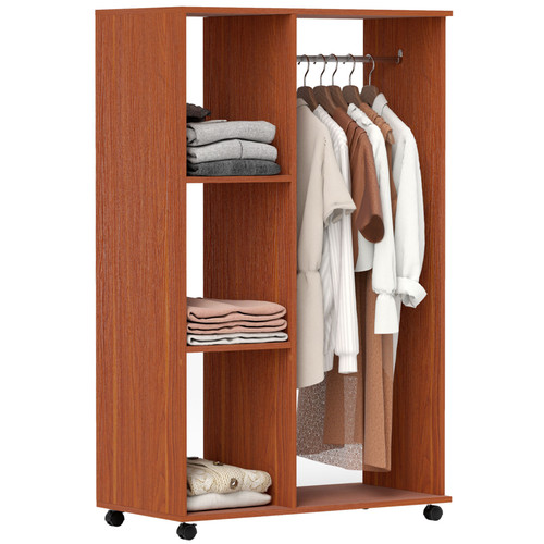 Open wardrobe clothes - clothes, on