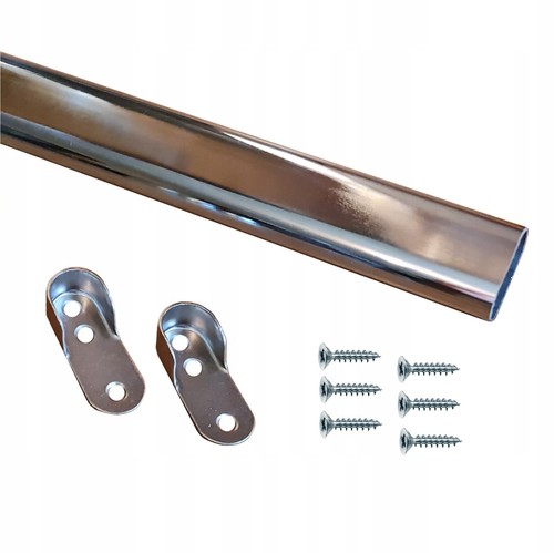 Wardrobe rail oval hanging - oval,