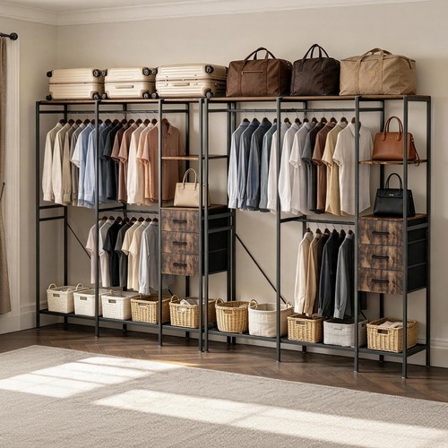 Heavy duty large open wardrobe - heavy,