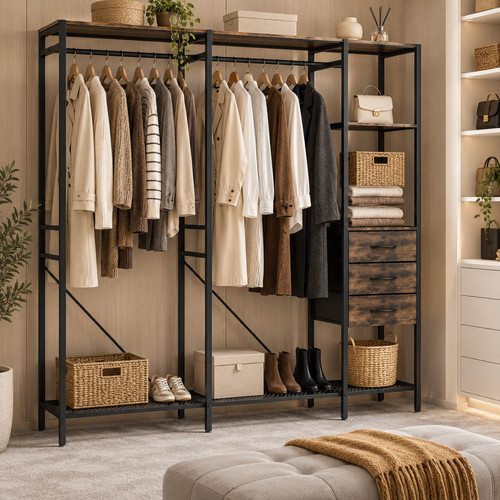 Heavy duty open wardrobe 3 - heavy,