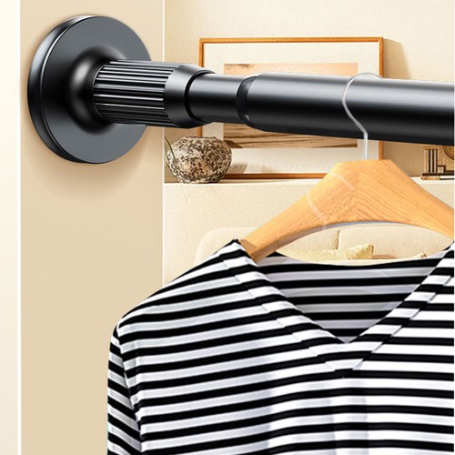 Extendable steel wardrobe rail - extendable,