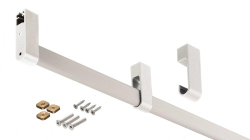 Wardrobe rail hanging oval - wardrobe,